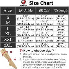 Medical Compression Socks with Zipper, Knee High 15-20 mmHg Compression Socks…