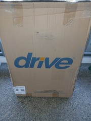 Drive Medical Deluxe Folding Walker 10210-1 Adult Two Button 5″ Wheels Mobility