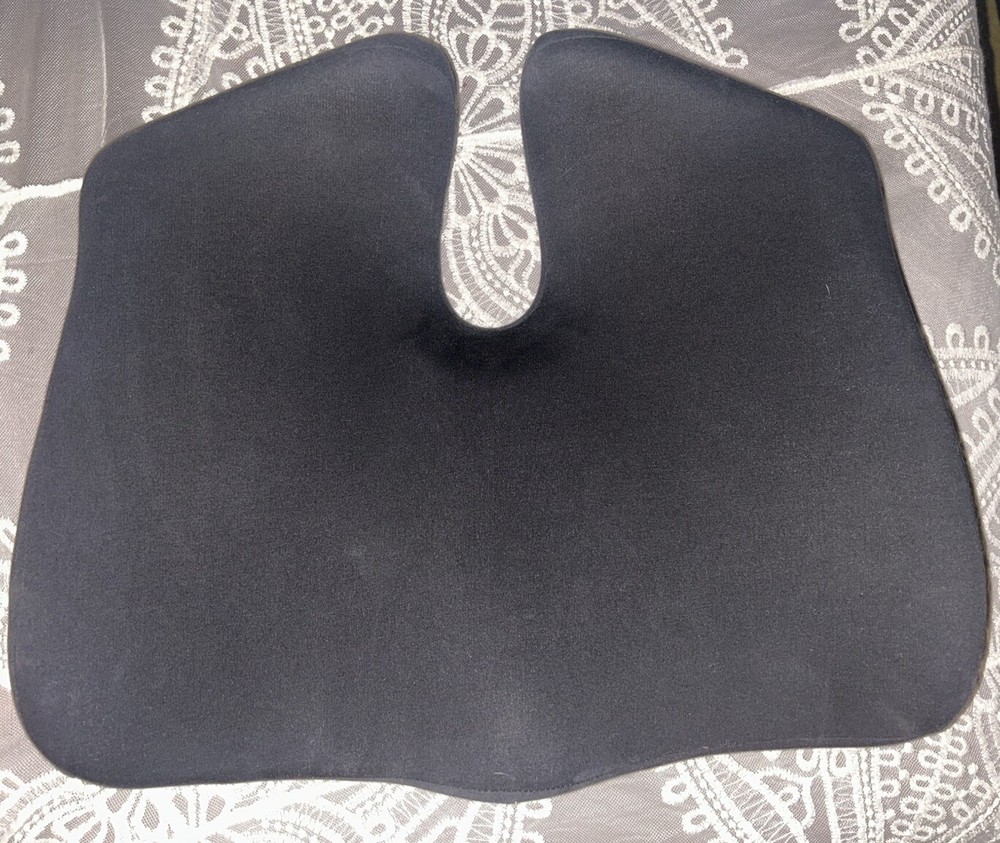 Cushion Lab Brand Black Seat Cushion Pressure Relief Memory Foam Lumbar Support