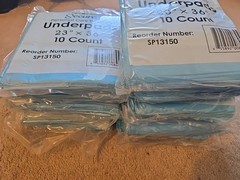 Secure Personal Care Underpads 23″ X 36″ SP13150 12 PACKS =120 Pads Sealed