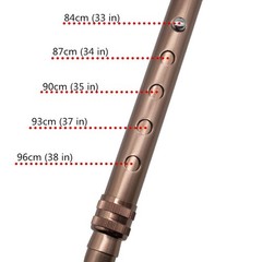 Adjustable Folding Walking Cane for the Blind, 84cm – 96cm White,Red