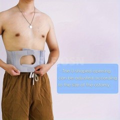 Adjustable Abdominal Ostomy Belt Stoma Support Portable Ileostomy Colostomy Belt