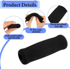 4 Pcs 23mm Walking Cane Grips Foam Handle Replacement for Seniors & Bicycles