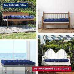 IPYNBAP Outdoor Bench Cushion, 48x18x5 Inch, Water-Resistant Bench Cushion for O