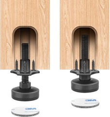 Anwenk Adjustable Leveling Feet Furniture Levelers Table 4pack
