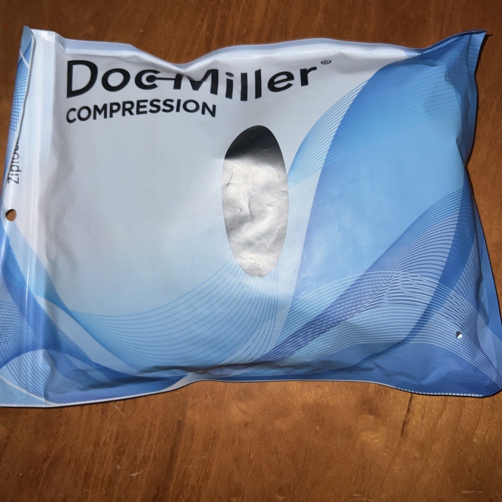 Doc Miller Thigh High Open Toe Compression Sleeves 15-20 MmHg, 1 Pair, Black M