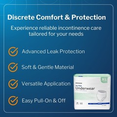 McKesson Ultra Underwear, Incontinence, Heavy Absorbency, XL, 56 Ct