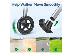 Loyoda Folding Walker with Basket and Glide Skis, 5″ Wheels Lightweight