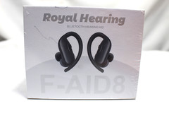 Royal Hearing F-aid 8 Bluetooth Hearing Aid With Charging Case – Black