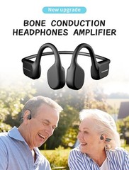 Specially designed noise reducing bone conduction hearing aids for the elderly