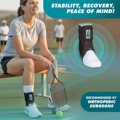 Med Spec ASO Ankle Stabilizer Orthosis, White, XX-Small/Pedi