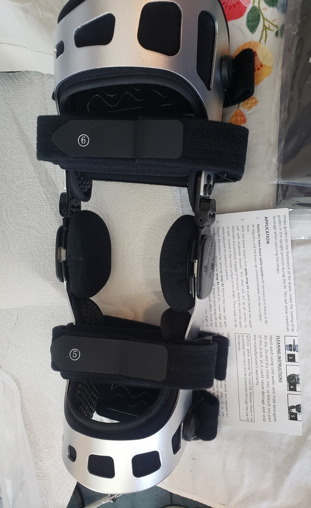 Dr Medical DRMS The Dual OA Reliever LEFT KNEE Brace Size Large KB0104-147L-03