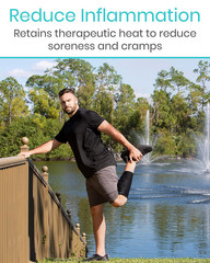 Calf Brace – Adjustable Shin Splint Support – Lower Leg Compression Wrap Increa