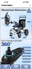 Brand New Foldable Electric Wheelchair
