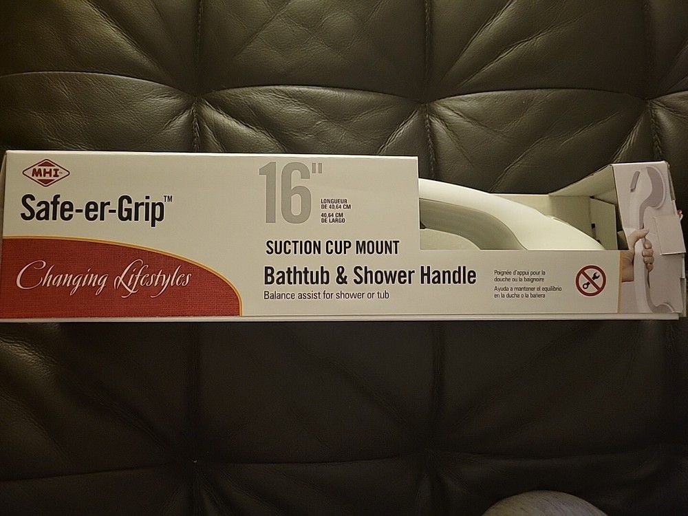 Safe-er-Grip 16.5 in. Extra Long Bathtub and Shower Assist Bar-DISCONTINUED