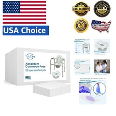Value Pack of 120 Disposable Commode Pads – Ultimate Odor Control Solution