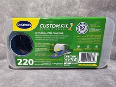Dr. Scholls CF220 Custom Fit 220 Foot Orthotic 3/4 Length Inserts **NEW**