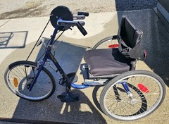 Quickie Bulletproof Handcycle 15″ W Seat Front End Accelerator