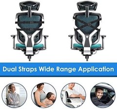 Cooling Gel Lumbar Support Pillow for Office & Car – Ergonomic Memory Foam Cu…