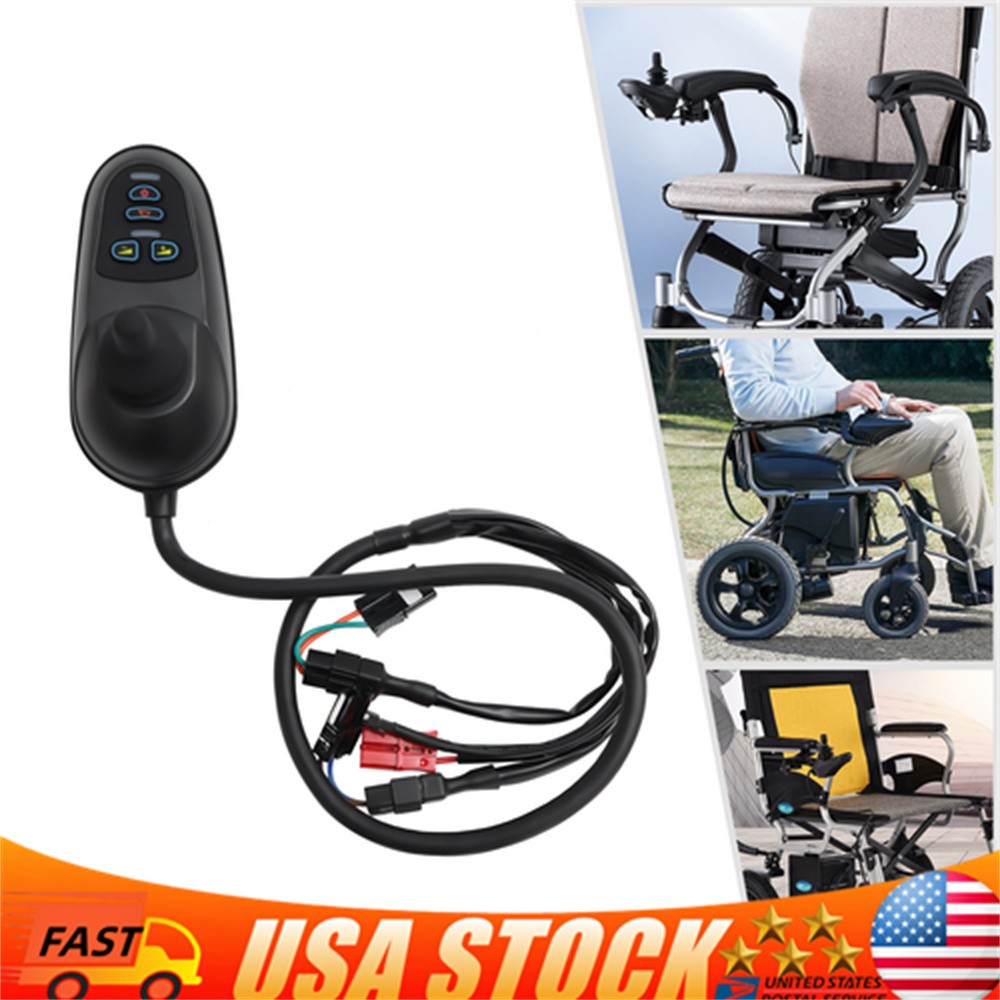 4 Keys Electric Power Wheelchair Controller Joystick Waterproof Part Accessories