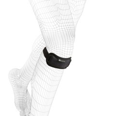 Thermoskin Exo Adjustable Knee Patella Strap Stabilise & Support Patella BLACK
