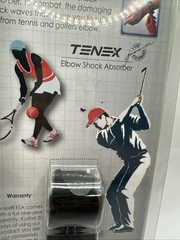 TENEX Elbow Shock Absorber Tennis Golf Elbow Support Brace NOS Sealed Swing Help