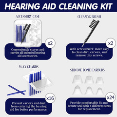 Hearing Amplifier Accessories Kit Compatible Audien Hearing Amplifier 16