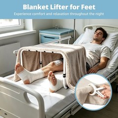 Blanket Lifter Feet Adjustable Bed Cradle Blanket Support Frame Foot Leg Knee