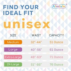 Aimisin Super Absorbency Adult Diaper, Incontinence Diapers with Tabs Men Women