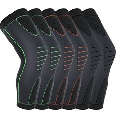 6 Pcs Long Compression Full Leg as picture shown, black, orange and green