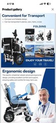 Brand New Foldable Electric Wheelchair