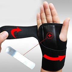 Feisuo 1 Pair Night Wrist Sleep Support Brace – Fits Both Hands Small, Black