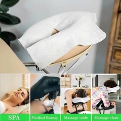 100/200pcs Disposable Face Cradle Covers Headrest Massage Pillow Paper Soft Non-