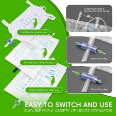 External Condom Catheter for Elderly Men Age 80,Portable Reusable Wearable Latex