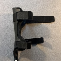 ALLARD TOE OFF 2- 1/2 AFO Medium Right Black Ankle Foot Orthosis Drop Foot READ