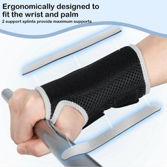 Wrist Brace Left Hand – Adjustable Compression Straps for Carpal Tunnel Relief