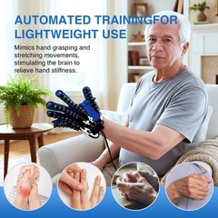 Hand Recovery Device – Rehabilitation Robot Gloves for Stroke Therapy, Adjustabl