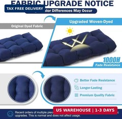 IPYNBAP Outdoor Bench Cushion, 48x18x5 Inch, Water-Resistant Bench Cushion for O