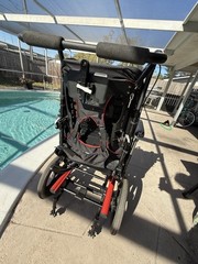 Ki Mobility Focus Cr Tilt In Space Wheelchair Red READ ****
