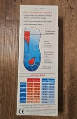 VASYLI Custom Easyfit Orthotics, Size SMALL – Density Medium – 71EF06 – NEW!