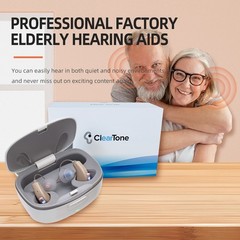 OTC Bluetooth APP Rechargeable Hearing Aids For Seniors RIC With Music Streaming
