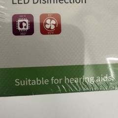 Hearing Aid Dryer LED Disinfection Wuvee UV Sterilization New In Box