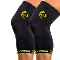 Copper Knee Support Compression Sleeve Brace Sport Joint Pain Relief Arthritis