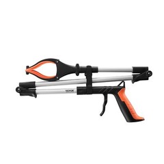 43″ Foldable Reacher Grabber Tool w/ 360�� Rotating Jaw, Magnet & LED Light