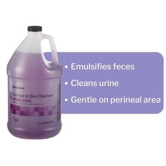 McKesson Rinse-Free Perineal Wash Fresh Scent Skin Cleanser 53-28011-GL 1 Gallon