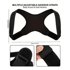 Back Posture Corrector Shoulder Straight Support Brace Belt Therapy Men Women