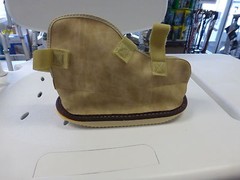 CAMP #30010 EXSML VINYL CAST BOOT WITH CLOSED TOE SIZE SMALL BEIGE