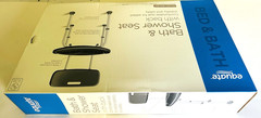 Equate Bath & Shower Seat with Back Capacity 350 Pounds New in Sealed Box