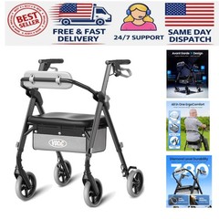 Walkers for Seniors, Rollator Walker with Seat, Max 380 lbs, Avant Walkers wi…