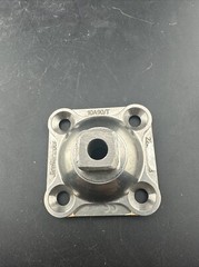 Prosthetic 4 hole pyramid prosthetic plate adapter component